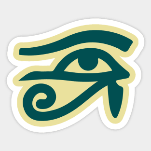 Egyptian (teal) Sticker